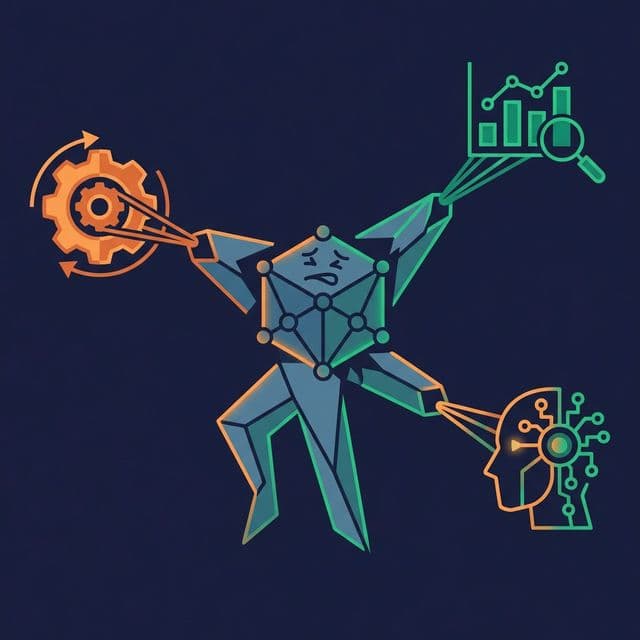 Checklist of data modeling quality markers with warning symbols on common mistakes